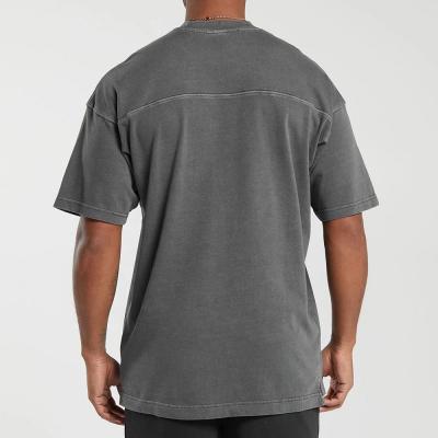 Custom Your Own Brand Men Blank Plain 100% Cotton Streetwear Graphic Screen Print Tees T Shirt Oversized Heavyweight T-S