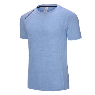 Custom Logo Blank Short Sleeve Oversized Sport Running Fitness Slim Fit T Shirt Breathable Gym T-Shirt For Men