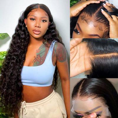 Undetectable Invisible Human Hair Loose Wave 13*6 HD Lace Front Wigs 180% Density Wigs