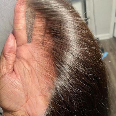 Wear and Go Deep Wave 250% Density Lace Closure Wigs Brazilian Virgin Human Hair