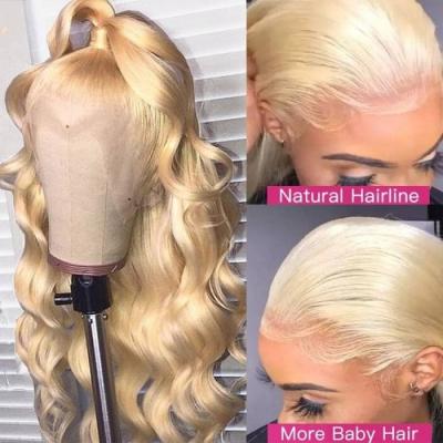 5*5 HD Lace Front Wigs Body Wave #613 Human Hair 150% Density Wigs