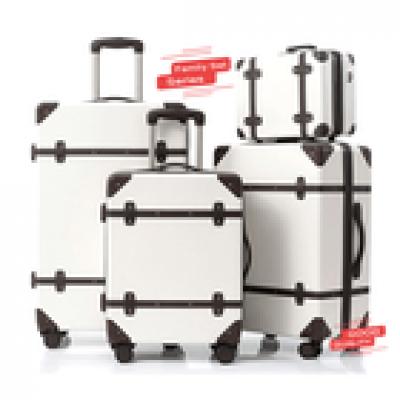 Trunk Luggage Set with Brown T...